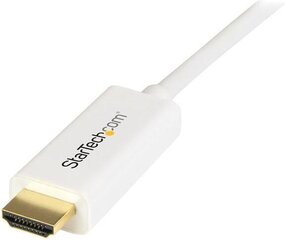 Mini DisplayPort-HDMI Adapter Startech MDP2HDMM1MW 4K Ultra HD 1 m цена и информация | Кабели и провода | kaup24.ee