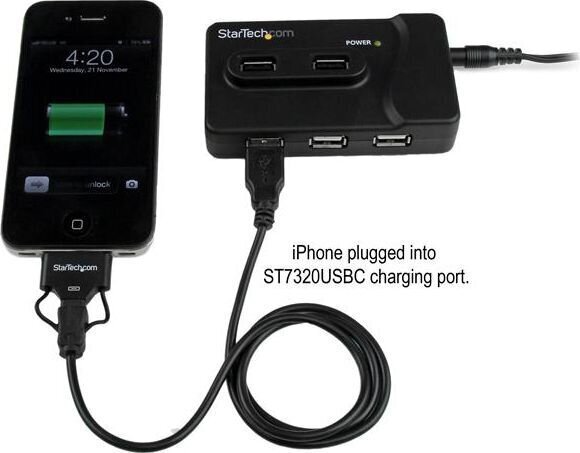 StarTech ST7320USBC цена и информация | USB jagajad, adapterid | kaup24.ee