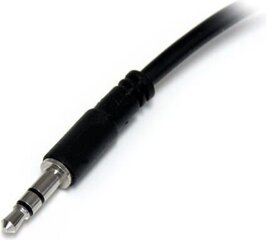 Audiopistik 3,5 mm Startech MUY1MFFS   Must 0,2 m цена и информация | Кабели и провода | kaup24.ee