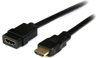 HDMI Kaabel Startech HDEXT2M Must (2 m) цена и информация | Кабели и провода | kaup24.ee