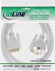 Intos videokaabel InLine 5.0 m DVI-D Dual Link hind ja info | Kaablid ja juhtmed | kaup24.ee