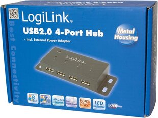 LogiLink UA0141A цена и информация | Адаптеры и USB-hub | kaup24.ee