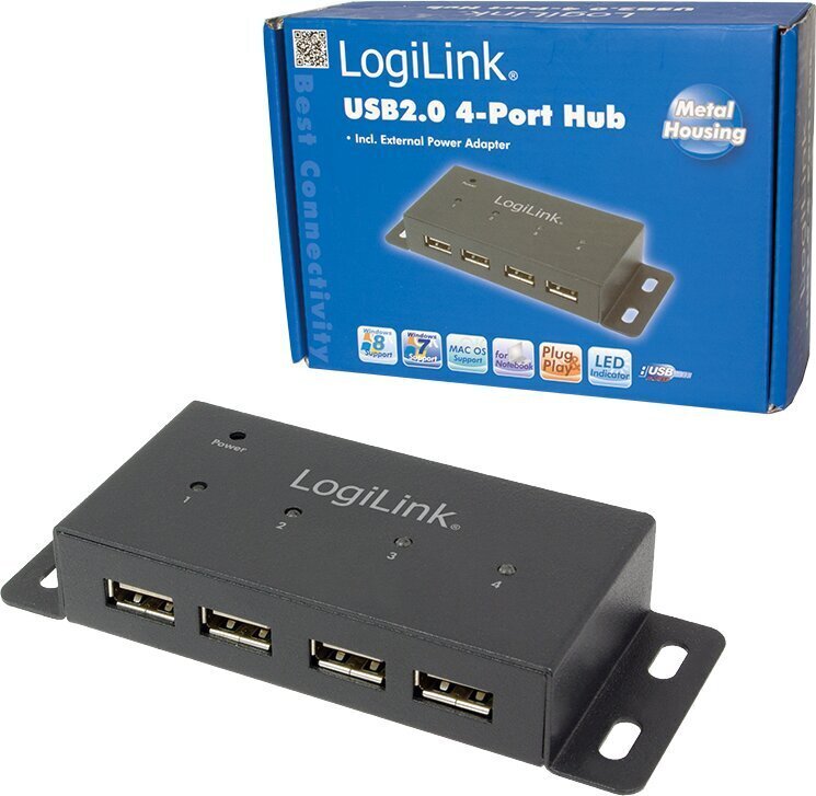 LogiLink UA0141A цена и информация | USB jagajad, adapterid | kaup24.ee