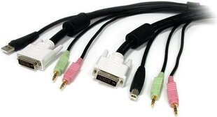 StarTech USBDVI4N1A6, DVI hind ja info | Kaablid ja juhtmed | kaup24.ee