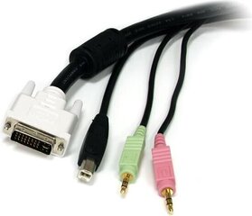 StarTech USBDVI4N1A6, DVI hind ja info | Kaablid ja juhtmed | kaup24.ee