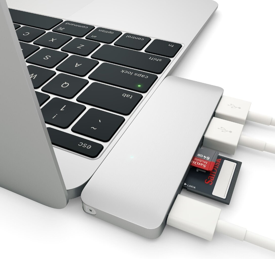 MacBook USB-C jagaja Satechi ST-TCUPS цена и информация | USB jagajad, adapterid | kaup24.ee