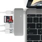 Satechi USB-C Pass Through USB Hub - kontsentraator 3 ühes. Ühildub uue MacBooк, tähendab saab laadida hind ja info | USB jagajad, adapterid | kaup24.ee