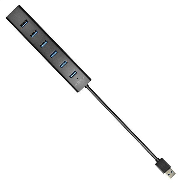 Axagon HUE-SA7BP 7x USB3.0 hind ja info | USB jagajad, adapterid | kaup24.ee