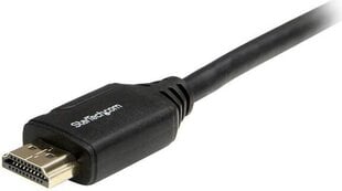 HDMI Kaabel Startech HDMM2MP   (2 m) Must hind ja info | Kaablid ja juhtmed | kaup24.ee