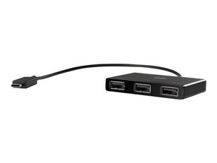 HP USB-C to USB-A Hub (SE) цена и информация | Адаптеры и USB-hub | kaup24.ee