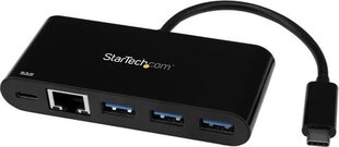 StarTech HB30C3AGEPD цена и информация | Адаптеры и USB-hub | kaup24.ee