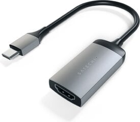 Satechi alumiiniumist USB-C -> HDMI adapter hind ja info | USB jagajad, adapterid | kaup24.ee