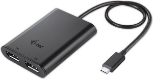 USB-C-adapter i-Tec C31DUAL4KDP  Thunderbolt 3 цена и информация | Адаптеры и USB-hub | kaup24.ee