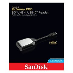 Картридер SD Extreme Pro UHS-I / UHS-II, USB Type-C цена и информация | Адаптер Aten Video Splitter 2 port 450MHz | kaup24.ee