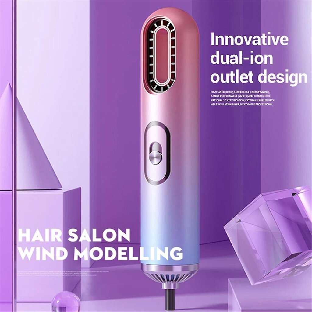 Föön Curling Comb Juuksehari Styling Tool Föön ja Volumeerija Juuksesirgendaja Käsiföön US Plug,D hind ja info | Juuksesirgendajad ja koolutajad | kaup24.ee