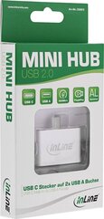 InLine 33291I цена и информация | Адаптеры и USB-hub | kaup24.ee