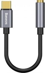 Baseus L54 Audio Adapter USB-C + mini jack 3,5mm (Black+Gray) hind ja info | USB jagajad, adapterid | kaup24.ee