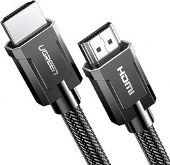 Кабель Ugreen HDMI 2.0 cable 4K 60 Hz 3D 18 Gbps 3 м, gray (HD136 70325) цена и информация | Кабели и провода | kaup24.ee