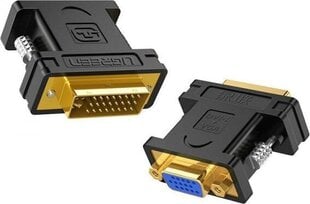 Ugreen videoadapter DVI-VGA, must цена и информация | Адаптеры и USB-hub | kaup24.ee