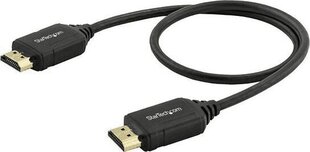 HDMI Kaabel Startech HDMM50CMP Must 0,5 m hind ja info | Kaablid ja juhtmed | kaup24.ee