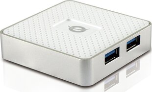 Conceptronic HUBBIES03W цена и информация | Адаптеры и USB-hub | kaup24.ee