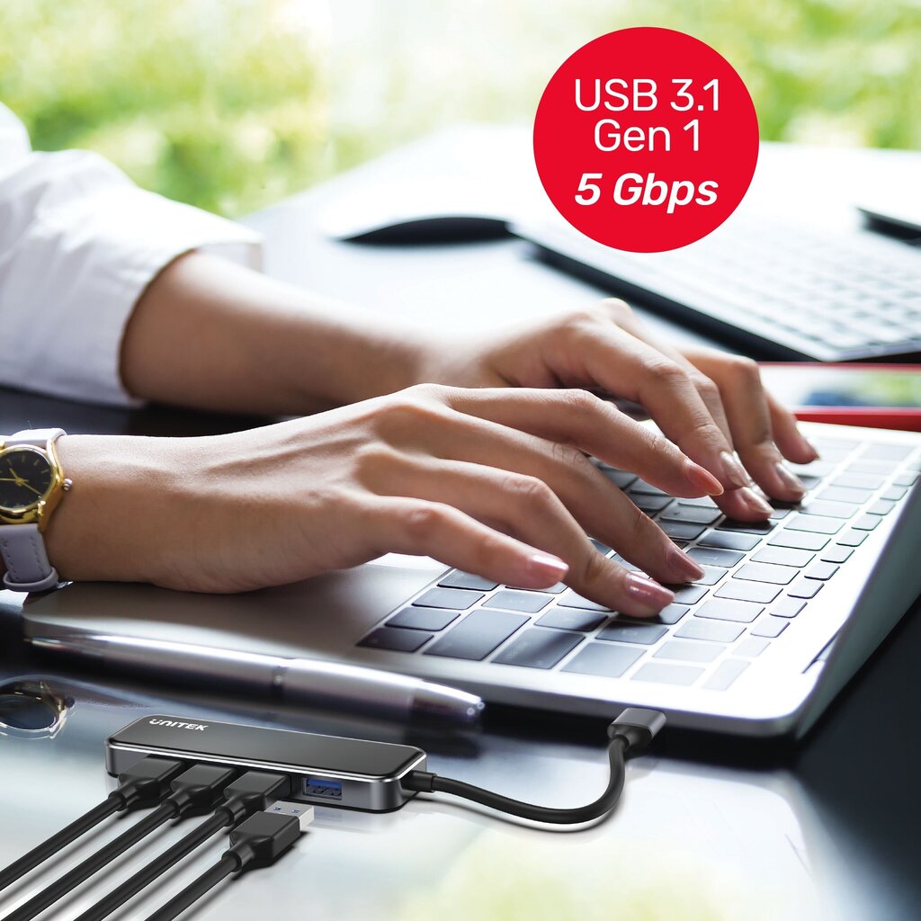 Unitek H1109A цена и информация | USB jagajad, adapterid | kaup24.ee