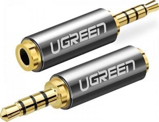 Аудиоадаптер Ugreen 20501 2,5 мм на 3,5 мм, серый цена и информация | Адаптеры и USB-hub | kaup24.ee