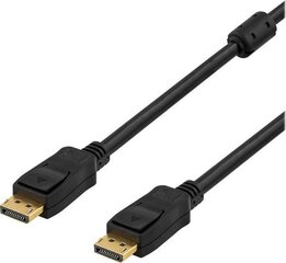 DELTACO DELTACO DisplayPort kabel - 1 m hind ja info | Kaablid ja juhtmed | kaup24.ee