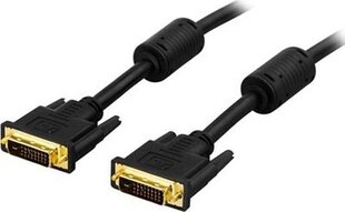 Deltaco videokaabel InLine 3.0 m DVI-D Dual Link цена и информация | Кабели и провода | kaup24.ee