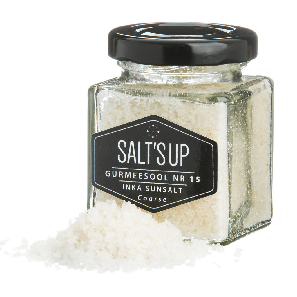 Gurmeesool Inka sunsalt coarse nr 15, Salt'sUp 90 g hind ja info | Vürtsid, vürtsikomplektid | kaup24.ee