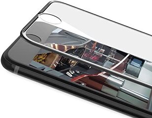 Ekraani kaitseklaas telefonile ANTIBROKEN iPhone 7/8 BLACK Tempered glass Full Glue, Full Cover SOUNDBERRY цена и информация | Защитные пленки для телефонов | kaup24.ee