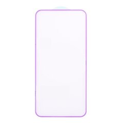 Ekraani kaitseklaas telefonile SILICONE EDGE iPhone X/XS/11 PRO PURPLE Tempered glass Full Glue, Full Cover SOUNDBERRY hind ja info | Ekraani kaitsekiled | kaup24.ee