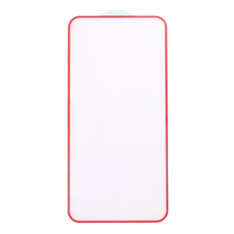 Ekraani kaitseklaas telefonile SILICONE EDGE iPhone X/XS/11 PRO RED Tempered glass Full Glue, Full Cover SOUNDBERRY hind ja info | Ekraani kaitsekiled | kaup24.ee