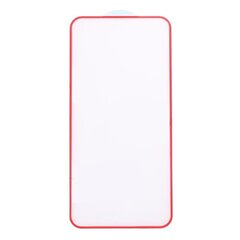 Защитное стекло SILICONE EDGE для iPhone 7/8 RED цена и информация | Защитные пленки для телефонов | kaup24.ee