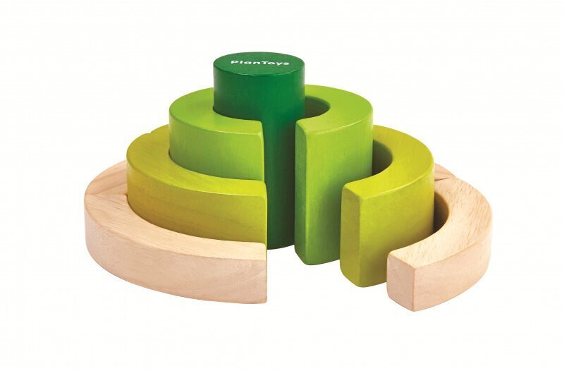 Mänguasi PlanToys Curve Blocks hind ja info | Arendavad mänguasjad | kaup24.ee