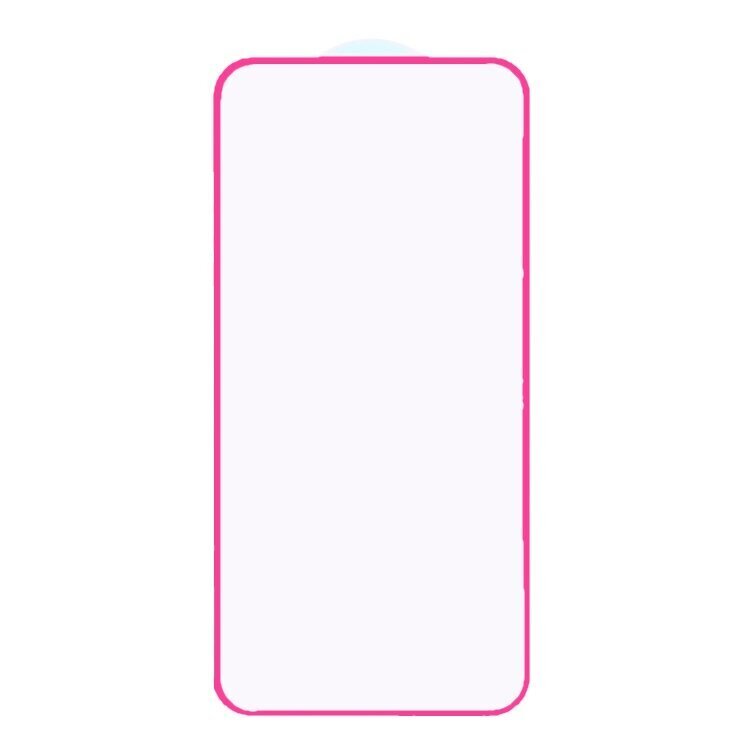 Ekraani kaitseklaas telefonile SILICONE EDGE iPhone X/XS/11 PRO PINK Tempered glass Full Glue, Full Cover SOUNDBERRY цена и информация | Ekraani kaitsekiled | kaup24.ee