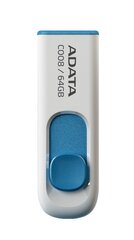 Накопитель ADATA C008 64 ГБ, USB 2.0, белый цена и информация | USB накопители | kaup24.ee