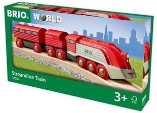 Поезд Brio Railway Streamline, 33557 цена и информация | Развивающий мелкую моторику - кинетический песок KeyCraft NV215 (80 г) детям от 3+ лет, бежевый | kaup24.ee