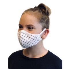 Korduvkasutatav mask (2 tükki) 1016/K ERGO PLUS valge mustaga. цена и информация | Аптечки | kaup24.ee