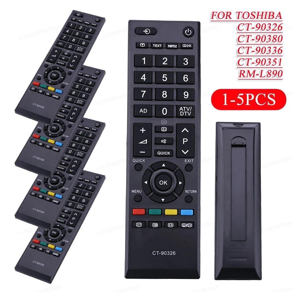 Teleri kaugjuhtimispult Toshiba CT-90326 CT-90380 CT-90336 CT-90351 RM-L890 LCD teleripulga vahetus 1 tk 2 TK 3 TK 4 TK 5 TK цена и информация | TV antennid | kaup24.ee