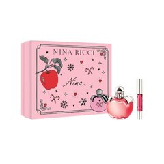 Набор Nina Ricci Nina:  EDT, 50 мл + помада, 2,5 г цена и информация | Женские духи | kaup24.ee