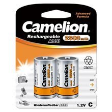 Patareid Camelion Rechargeable Batteries Ni-MH, C/HR14, 2500 mAh, 2 tk. цена и информация | Patareid | kaup24.ee