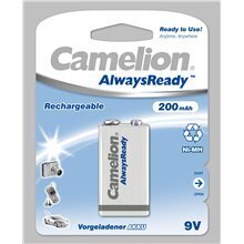 CamelionэлементыAlwaysReadyRechargeableBatteriesNi-MH,9В,200мАч,1шт.