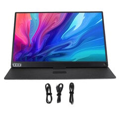 16,1-tolline 1080P kaasaskantav ekraan 16:9 IPS-ekraan 1920x1080P 60Hz VESA-kinnitusega USB C 3.1 mänguekraan PS5 sülearvuti jaoks hind ja info | Projektorid | kaup24.ee