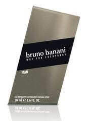Bruno Banani Man EDT meestele 50 ml hind ja info | Meeste parfüümid | kaup24.ee