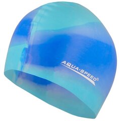 Шапочка для плавания Aqua Speed Bunt, синяя/фиолетовая цена и информация | Шапки для плавания | kaup24.ee