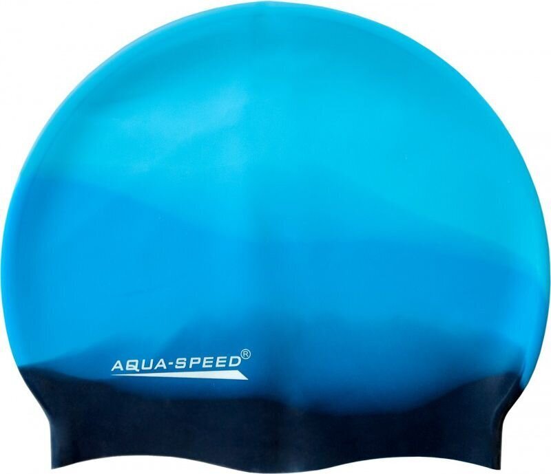 Ujumismüts Aqua Speed Bunt, sinine/must цена и информация | Ujumismütsid | kaup24.ee