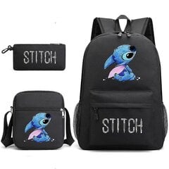 Lilo & Stitch seljakoti komplekt koolikott. . - Täiuslik must hind ja info | Aplikatsioonid, dekoratsioonid, kleebised | kaup24.ee