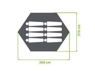 6-ти местная палатка Ottavo 6+ цена и информация | Палатки | kaup24.ee