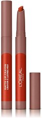 Губная помада L'Oreal Paris Infaillible Matte Crayon 2.5 г, 106 Mon Cinnamon цена и информация | Помады, бальзамы, блеск для губ | kaup24.ee